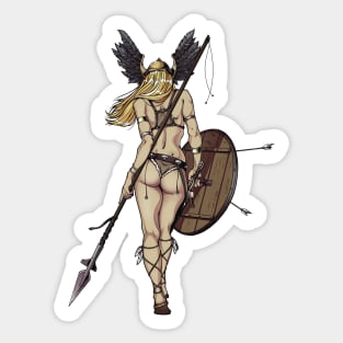 Valkyrie of Ravens Sticker